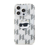 Karl Lagerfeld IML Choupette Head & Monogram - Etui iPhone 15 Pro (przezroczysty) (KLHCP15LHKLPCHT)