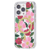 Rifle Paper Clear MagSafe - Etui iPhone 14 Pro zdobione złotem (Rose Garden) (RP049234)