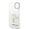 Karl Lagerfeld IML Glitter NFT Karl & Choupette - Etui iPhone 14 Plus (przezroczysty) (KLHCP14MHNKCTGT)