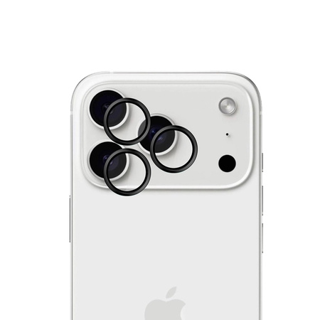 3mk HARDY Lens Protection Pro - Szkło na obiektyw aparatu iPhone 17 Pro / iPhone 17 Pro Max (Black) (3MK_5903108664271)