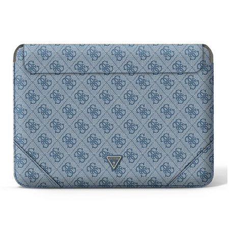 Guess 4G Uptown Triangle Logo Sleeve - Etui na notebooka 16" (niebieski) (GUCS16P4TB)