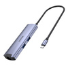 Unitek Aktywny Hub USB-C 5Gbps, HDMI RJ-45 PD 100W - szary (H1112F)