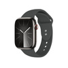 Crong Liquid - Pasek do Apple Watch 44/45/46/49 mm (grafitowy) (CRG-44LQB-GRP)
