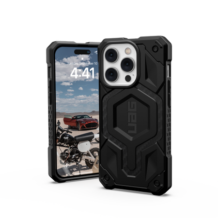 UAG Monarch - obudowa ochronna do iPhone 14 Pro kompatybilna z MagSafe (carbon fiber) (114030114242)