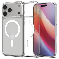 Spigen Liquid Crystal Mag MagSafe - Etui do iPhone 17 Pro Max (Clear/White) (ACS10394)