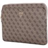 Guess 4G Zipper Pocket Triangle Logo Sleeve - Etui na notebooka 14" (brązowy) (GUCS14ZP4DPTW)