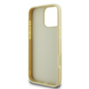 Karl Lagerfeld Metal Signature - Etui iPhone 16 Pro (złoty) (KLHCP16LPFMFBKMD)