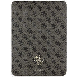 Guess Magnetic 4G Big Logo - Etui iPad Air 13” M3 (2025) / iPad Air 13” M2 (2024) (brązowy) (GUFC13RM24PS4SGW)