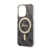 Guess 4G MagSafe - Etui iPhone 13 Pro (Czarny) (GUHMP13LH4STK)