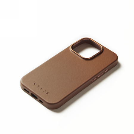 Mujjo Leather Case - etui skórzane do iPhone 16 Pro kompatybilne z MagSafe (tan) (MUJJO-CL-051-TN)