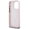 Karl Lagerfeld Silicone Shadow Metal Initial MagSafe - Etui do iPhone 15 Pro Max (różowy) (KLHMP15XSCMKMPCP)