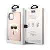 Karl Lagerfeld Silicone Ikonik Karl`s Head - Etui iPhone 14 Plus (różowy) (KLHCP14MSLKHLP)