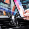 Crong Gravity Auto-Clip Car Holder - Uchwyt samochodowy grawitacyjny do telefonu 4,7”- 6,5” (czarny) (CRG-CH4-BLK)