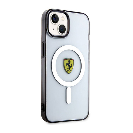 Ferrari Outline Magsafe - Etui iPhone 14 Plus (Przezroczysty) (FEHMP14MURKT)