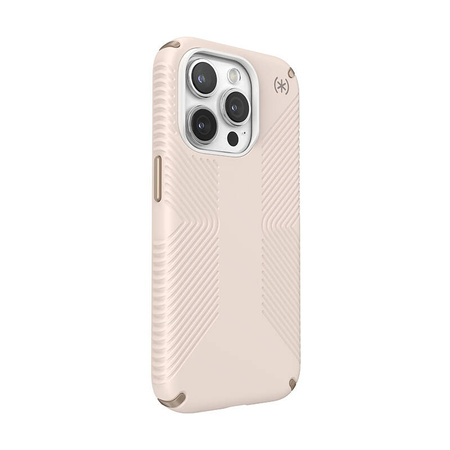 Speck Presidio2 Grip - Etui iPhone 15 Pro (Bleached Bone / Heirloom Gold / Hazel Brown) (150477-3214)