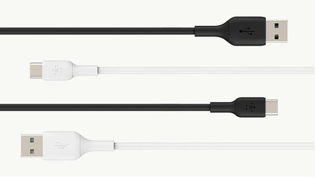 Belkin kabel PVC USB-C/USB-A, M/M, 15CM - biały (CAB001BT0MWH)