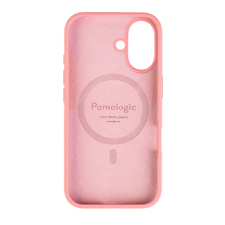 Pomologic CoverCase - silikonowa obudowa ochronna do iPhone 16 kompatybilna z MagSafe (pink) (POM-IPCCS16MS-702)