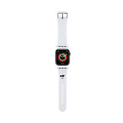 Karl Lagerfeld 3D Choupette Pasek do Apple Watch 42/44/45/49 mm biały