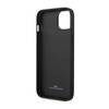 BMW Leather Diamond Pattern - Etui iPhone 14 (burgundowy) (BMHCP14S22RFGR)