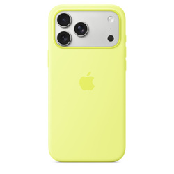 Apple Silikonowe etui z MagSafe do iPhone’a 17 Pro Max – neonowy żółty (MGFM4ZM/A)
