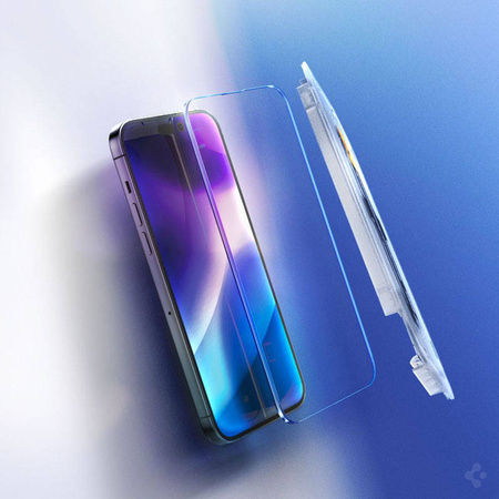 Spigen Glas.TR EZ Fit 2-Pack - Szkło hartowane do Apple iPhone 14 Pro Max 2 szt (AGL05202)