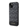 Guess GCube Stripes MagSafe - Etui iPhone 14 Plus (Czarny) (GUHMP14MHGCFSEK)