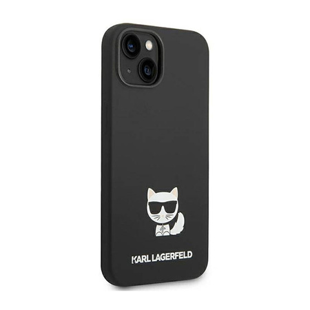 Karl Lagerfeld Choupette Body - Etui iPhone 14 Plus (czarny) (KLHCP14MSLCTBK)