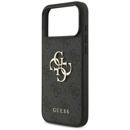 Guess 4G Big Logo - Etui iPhone 17 Pro Max (czarny) (GUHCP17X4GMGGR)