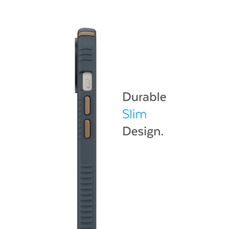 Speck Presidio2 Grip - Antypoślizgowe etui iPhone 15 Plus / 14 Plus (Charcoal / Cool Bronze / Slate) (150116-3068)