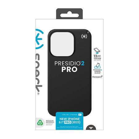 Speck Presidio2 Pro - Etui iPhone 15 Pro (Black / Slate Grey / White) (150476-3205)