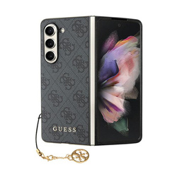 Guess 4G Charms Collection - Etui do Samsung Galaxy Z Fold 5 (szary) (GUHCZFD5GF4GGR)
