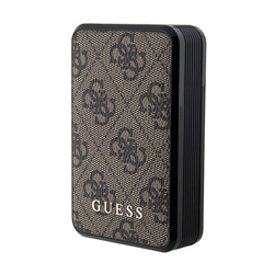 Guess 4G Leather Metal Logo - Power Bank 10000 mAh 18W (brązowy) (GUPB10DP4GEGW)