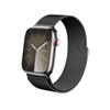 Crong Milano Steel - Pasek ze stali nierdzewnej do Apple Watch 44/45/46/49 mm (grafitowy) (CRG44MSTGRP)