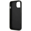 Guess Saffiano Triangle Logo Case – Etui iPhone 13 (srebrny) (GUHCP13MPSATLG)