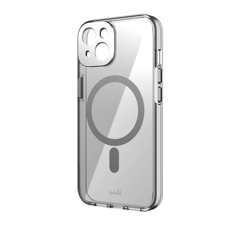 Moshi iGlaze MagSafe - Etui iPhone 14 Plus (Luna Silver) (99MO137206)