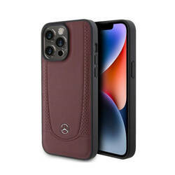 Mercedes Leather Urban Line - Etui iPhone 15 Pro Max (czerwony) (MEHCP15XARMRE)