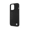 BMW Silicone Signature Logo Magsafe - Etui iPhone 13 Pro (czarny) (BMHMP13LSLBLBK)