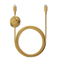 Native Union Night Cable - kabel USB-C - lightning, 3 m (kraft) (NCABLE-CL-KFT-NP)