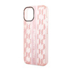 Karl Lagerfeld Mono Vertical Stripe - Etui iPhone 14 Plus (różowy) (KLHCP14MHKLSPCP)