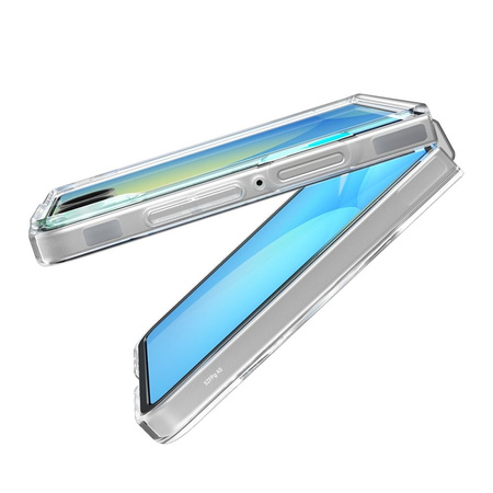 Spigen Airskin Mag MagSafe - Etui do Samsung Galaxy Z Flip 7 (Clear/White) (ACS09556)
