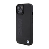 BMW Leather Hot Stamp MagSafe - Etui iPhone 15 Plus (Czarny) (BMHMP15MSLLBK)