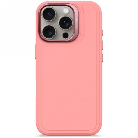 Decoded AntiMicrobial Silicone Stacks Backcover - silikonowa obudowa ochronna do iPhone 16 Pro kompatybilna z MagSafe (bubble gum) (D25IPO16PBCST9BM)