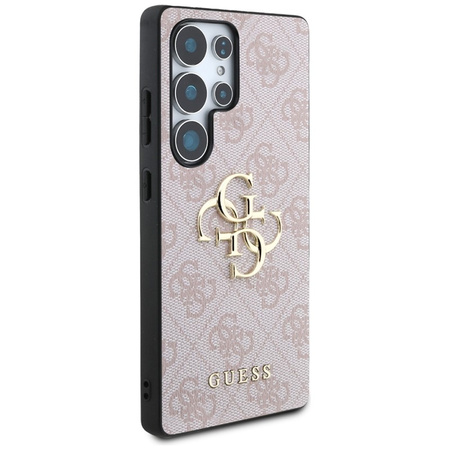 Guess Big 4G Logo Classic Logo - Etui do Samsung Galaxy S25 Ultra (różowy) (GUHCS25L4GMGPI)