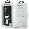 Karl Lagerfeld Silicone Graffiti Ikonik Printed Logo MagSafe - Etui Samsung Galaxy S25 (czarny) (KLHMS25SPNYKGRTK)