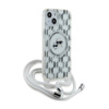 Karl Lagerfeld IML Crossbody Monogram Karl & Choupette Head MagSafe - Etui iPhone 15 / 14 / 13 (przezroczysty) (KLHMP15SHCKCKLCT)