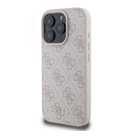 Guess 4G Classic - Etui iPhone 16 Pro (różowy) (GUHCP16LG4GFPI)