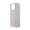 Guess Crossbody 4G Metal Logo - Etui iPhone 13 Pro (różowy) (GUHCP13LP4TDSCPP)