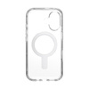 Speck Presidio Perfect-Clear ClickLock & MagSafe - Etui iPhone 16 (Clear / Chrome Finish / Serene Silver) (150691-3199)