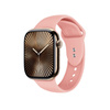Crong Liquid - Pasek do Apple Watch 38/40/41/42mm (łososiowy) (CRG40LQBSLM)