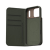 Moshi Overture MagSafe - Skórzane etui 3w1 z klapką iPhone 17 Pro Max (Moss Green) (99M2251218)